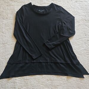 Soft Surroundings Black Tunic Top - LARGE